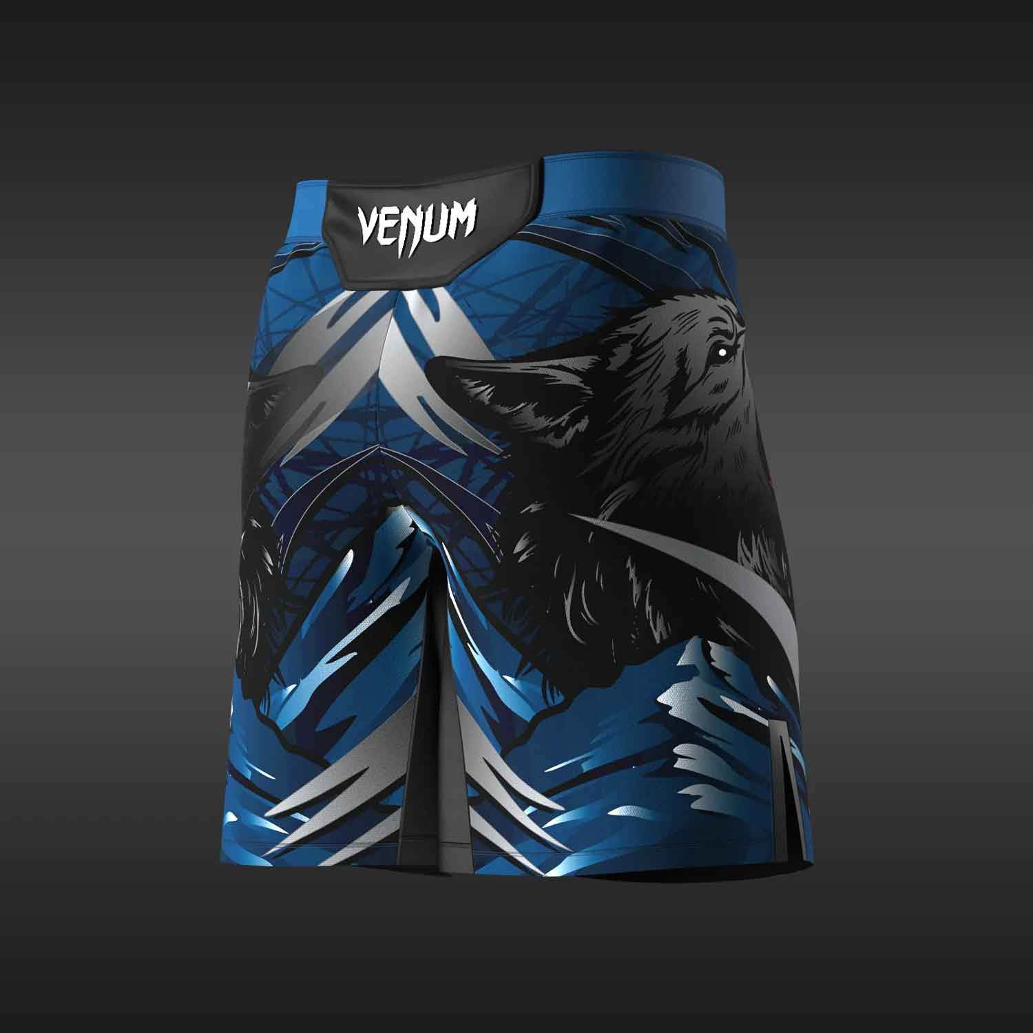 VENUM／ヴェナム　ファイトショーツ　　UFC Unrivaled by Venum Men’s Blue Khamzat Chimaev Long Fit Fight Short／限定版UFCアンライバルド by ヴェナム メンズ カムザット・チマエフ ロングフィット ファイトショーツ