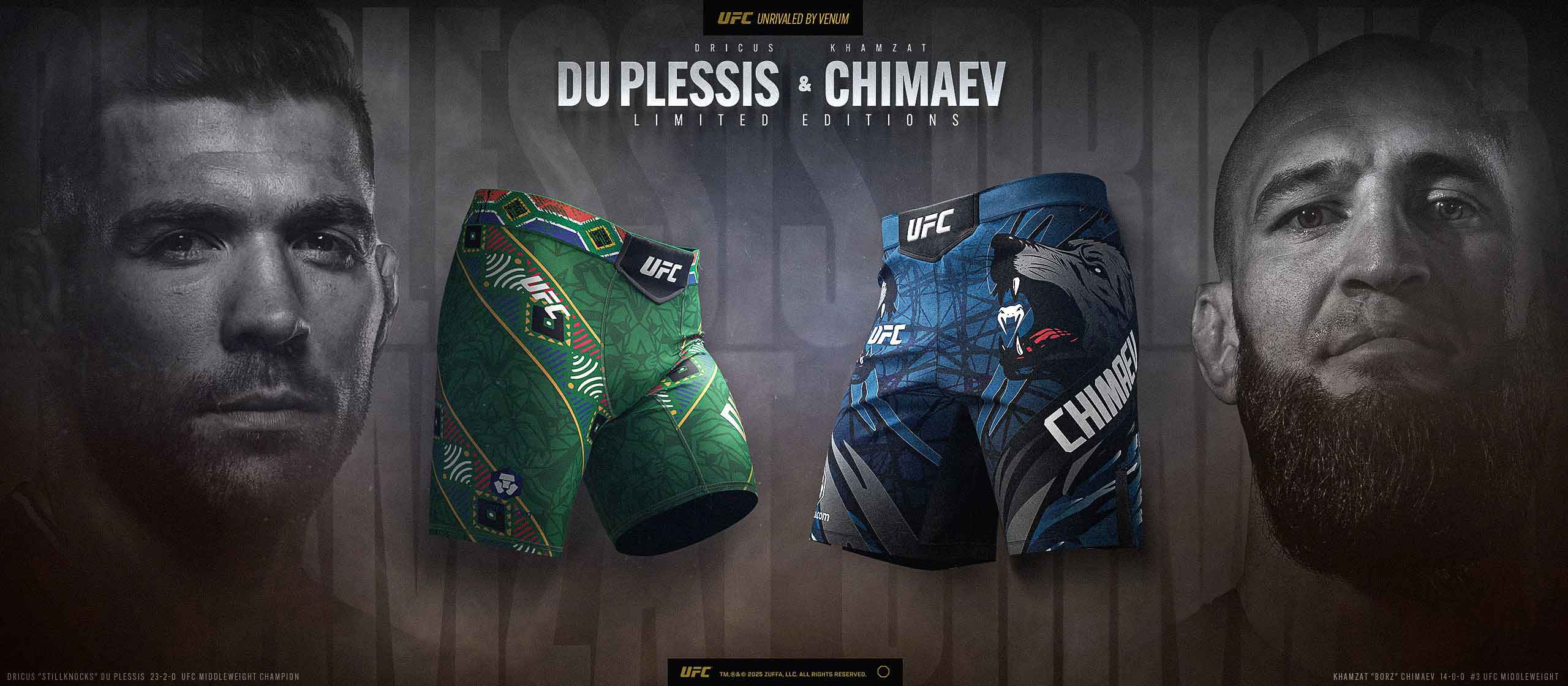 VENUM／ヴェナム　ファイトショーツ　　UFC Unrivaled by Venum Men’s Blue Khamzat Chimaev Long Fit Fight Short／限定版UFCアンライバルド by ヴェナム メンズ カムザット・チマエフ ロングフィット ファイトショーツ