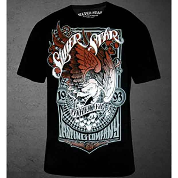 SILVER STAR／シルバースター　Tシャツ　　ユライア・フェイバー Death Froom Above（黒）