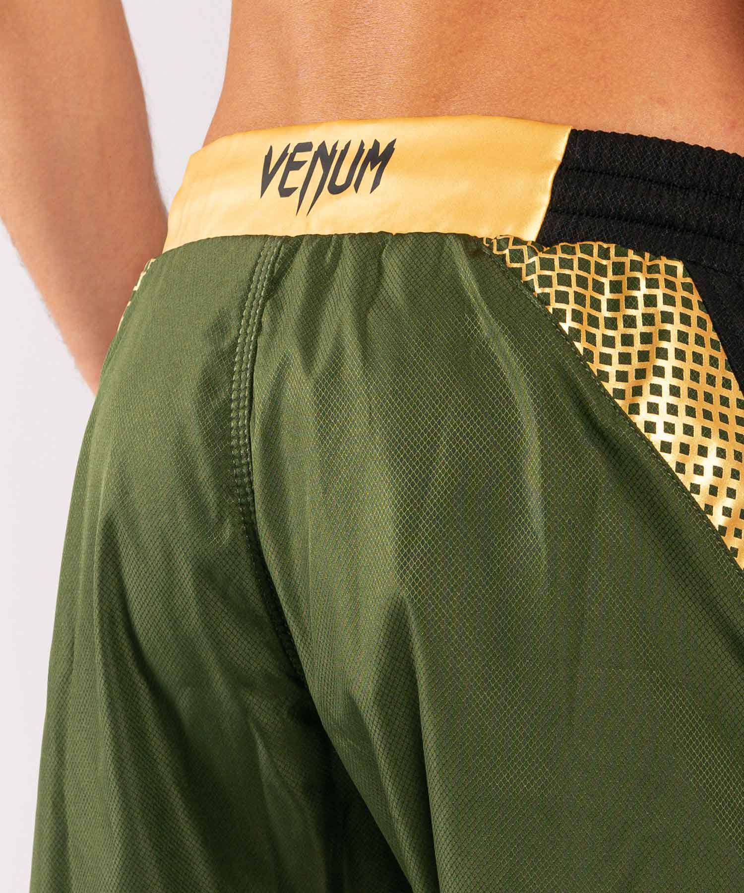 VENUM／ヴェナム　ファイトショーツ　　VENUM×ONE FC FIGHTSHORTS／ヴェナム×ONE FC ファイトショーツ（カーキ／ゴールド）
