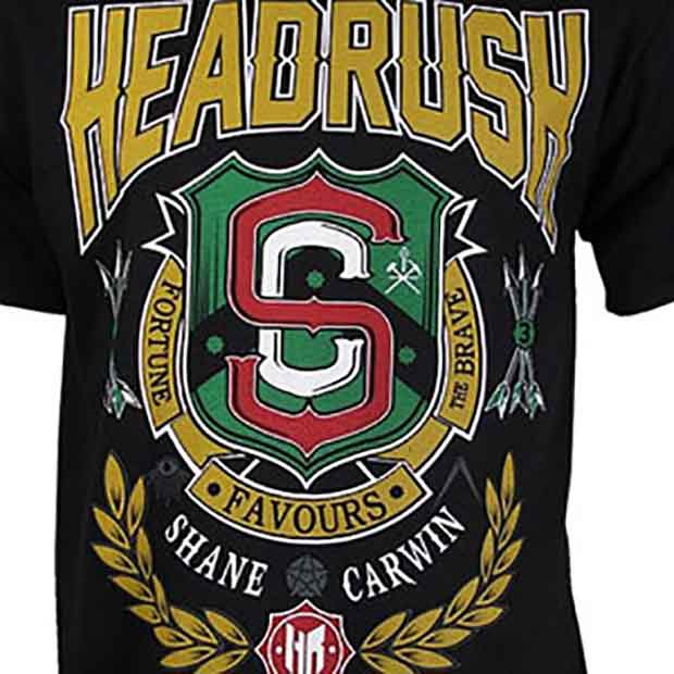 総合格闘技MMAブランド／その他　Tシャツ　　HEADRUSH／ヘッドラッシュ　シェイン・カーウィン