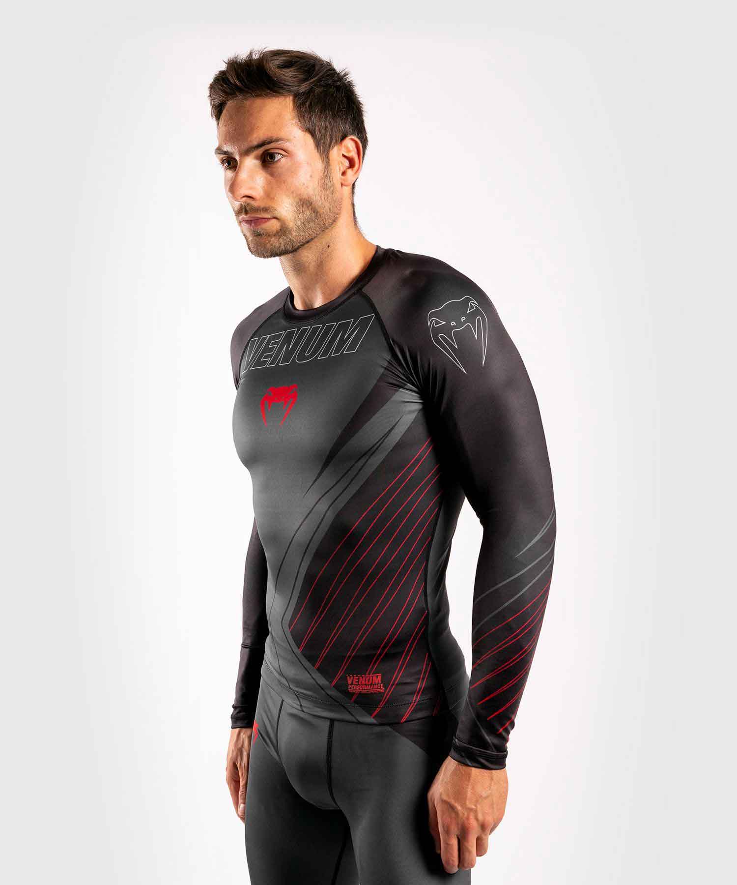 VENUM／ヴェナム　ラッシュガード　　CONTENDER 5.0 RASHGUARD LONG SLEEVES／コンテンダー 5.0 ラッシュガード ロングスリーブ（グレー）