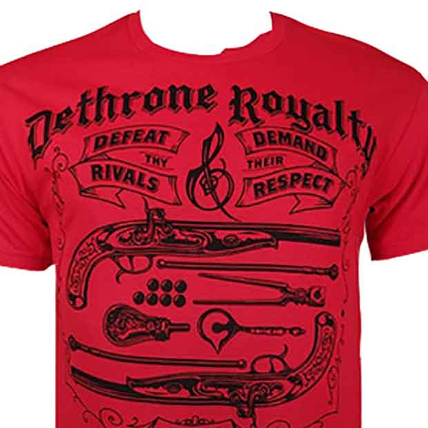 DETHRONE ROYALTY／デスローン・ロイヤルティ　Tシャツ　　Duelist