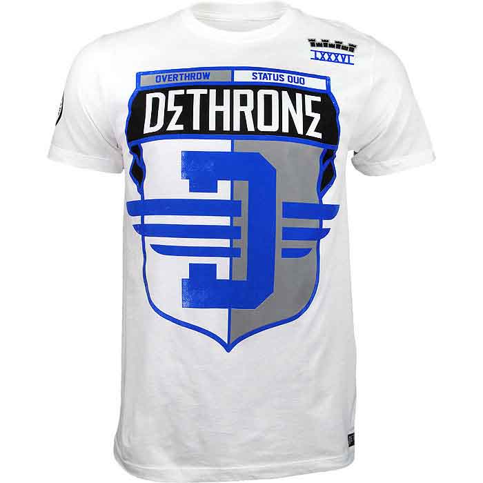 DETHRONE ROYALTY／デスローン・ロイヤルティ　Tシャツ　　フライングD（白）