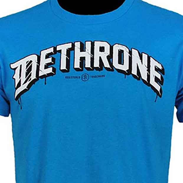 DETHRONE ROYALTY／デスローン・ロイヤルティ　Tシャツ　　Cracked