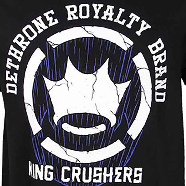 DETHRONE ROYALTY／デスローン・ロイヤルティ　Tシャツ　　Cracked Anticrown