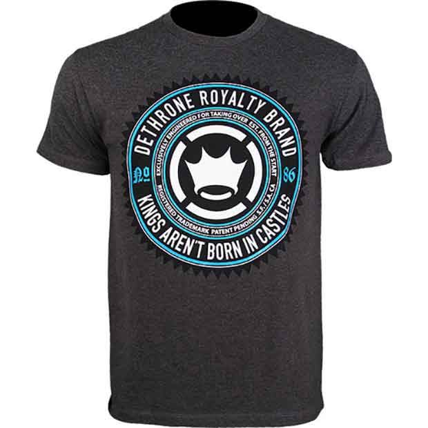 DETHRONE ROYALTY／デスローン・ロイヤルティ　Tシャツ　　グレイ・メイナード UFC136着用モデル