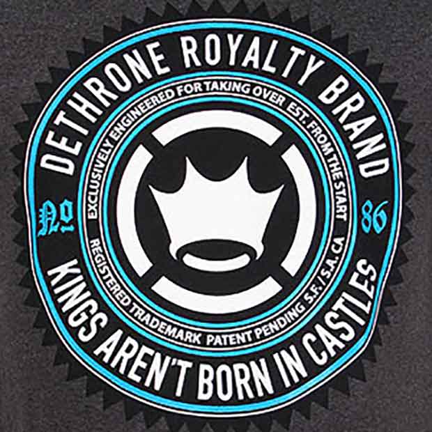 DETHRONE ROYALTY／デスローン・ロイヤルティ　Tシャツ　　グレイ・メイナード UFC136着用モデル