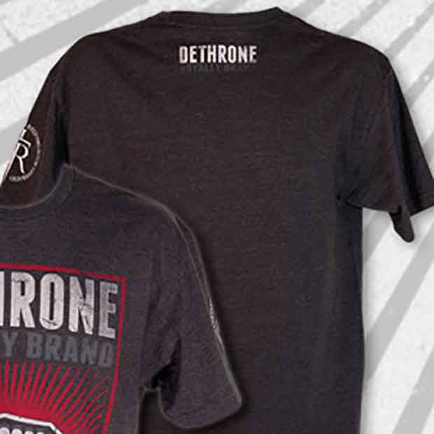 DETHRONE ROYALTY／デスローン・ロイヤルティ　Tシャツ　　Kings Aren't Born（グレイ・メイナードUFC125着用）