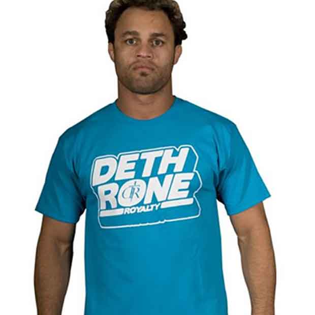 DETHRONE ROYALTY／デスローン・ロイヤルティ　Tシャツ　　ブロック（ライトブルー）