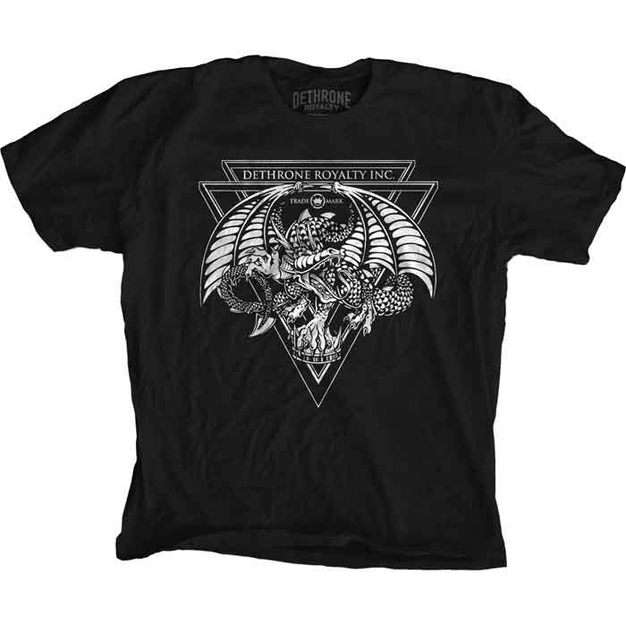 DETHRONE ROYALTY／デスローン・ロイヤルティ　Tシャツ　　Crown Slayers