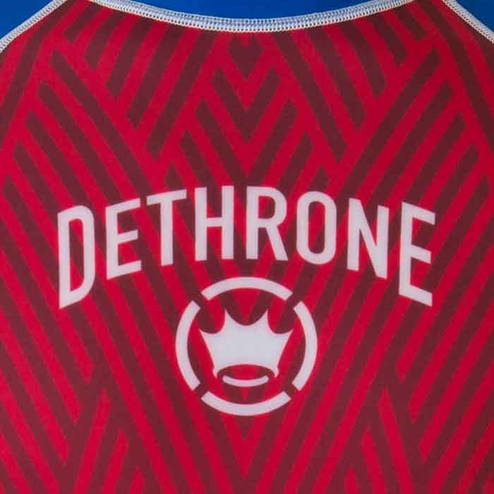 DETHRONE ROYALTY／デスローン・ロイヤルティ　ラッシュガード　　Dethrone ラッシュガード（レッド／ブルー）