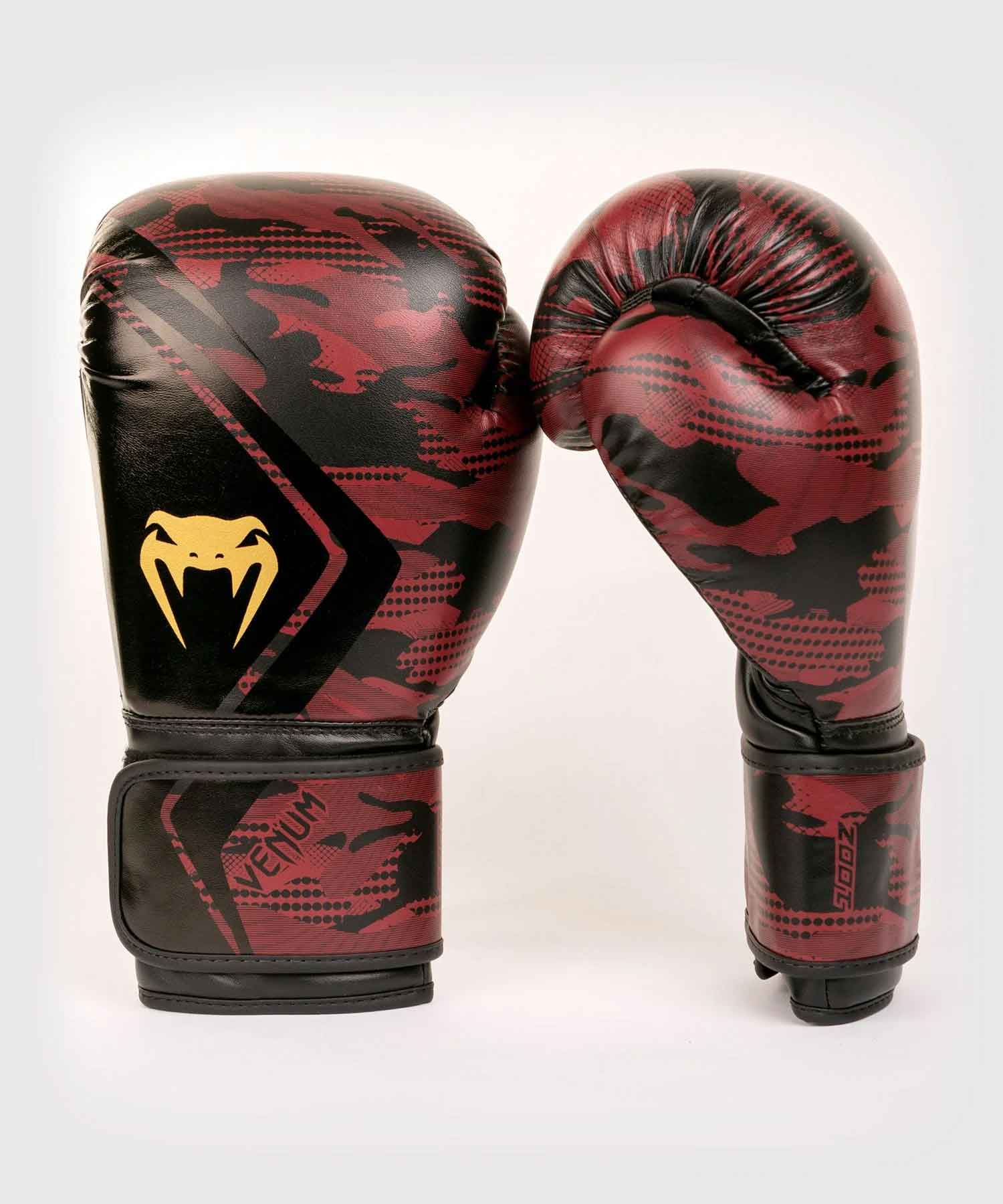 VENUM／ヴェナム　ボクシンググローブ　　DEFENDER CONTENDER 2.0 BOXING GLOVES／ディフェンダー コンテンダー 2.0 ボクシンググローブ（黒／バーガンディレッド）