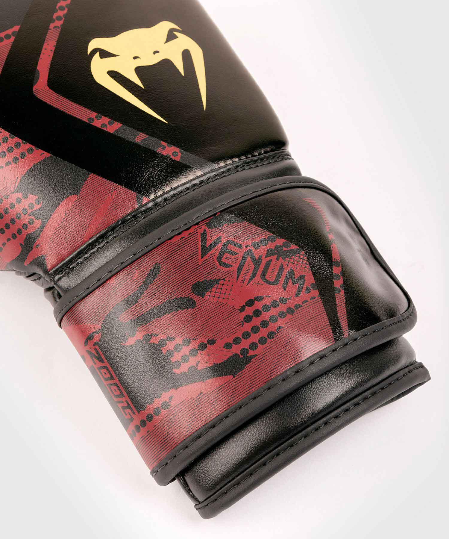 VENUM／ヴェナム　ボクシンググローブ　　DEFENDER CONTENDER 2.0 BOXING GLOVES／ディフェンダー コンテンダー 2.0 ボクシンググローブ（黒／バーガンディレッド）