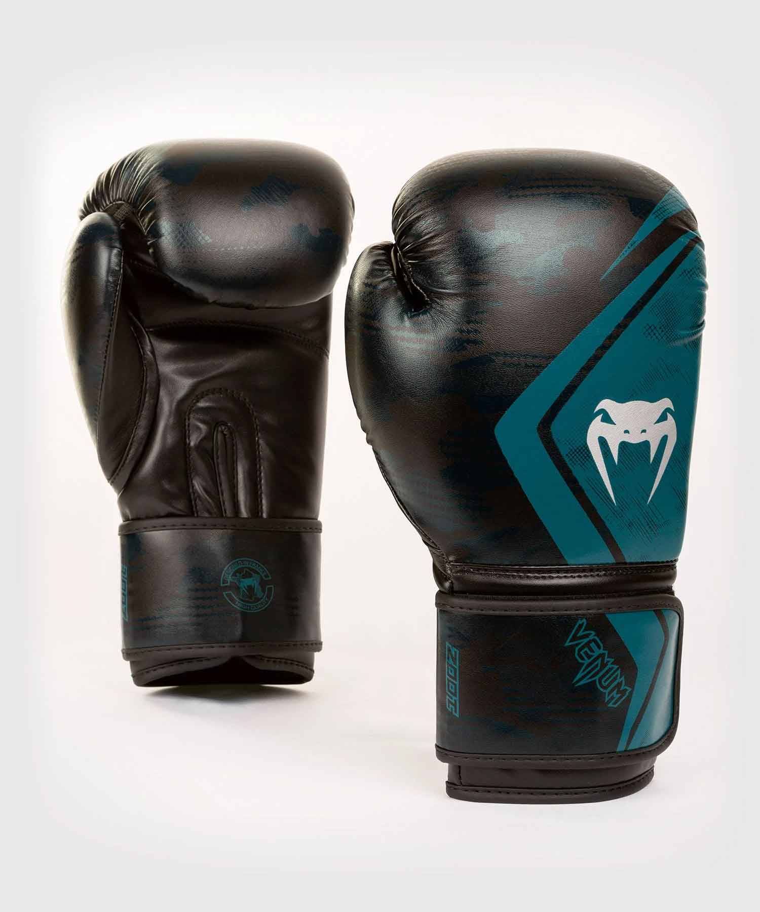 VENUM／ヴェナム　ボクシンググローブ　　DEFENDER CONTENDER 2.0 BOXING GLOVES／ディフェンダー コンテンダー 2.0 ボクシンググローブ（黒／グリーン）