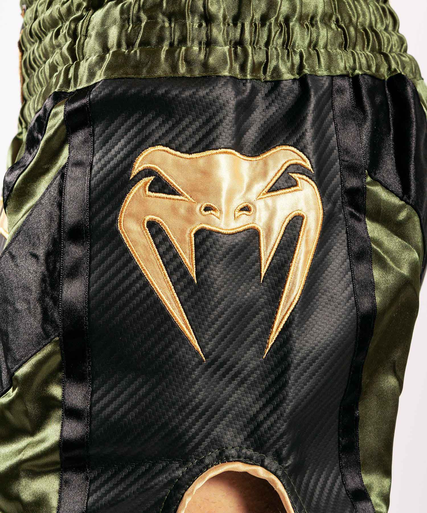 VENUM／ヴェナム　ムエタイショーツ　　VENUM×ONE FC MUAY THAI SHORTS／ヴェナム×ONE FC ムエタイショーツ（カーキ／ゴールド）