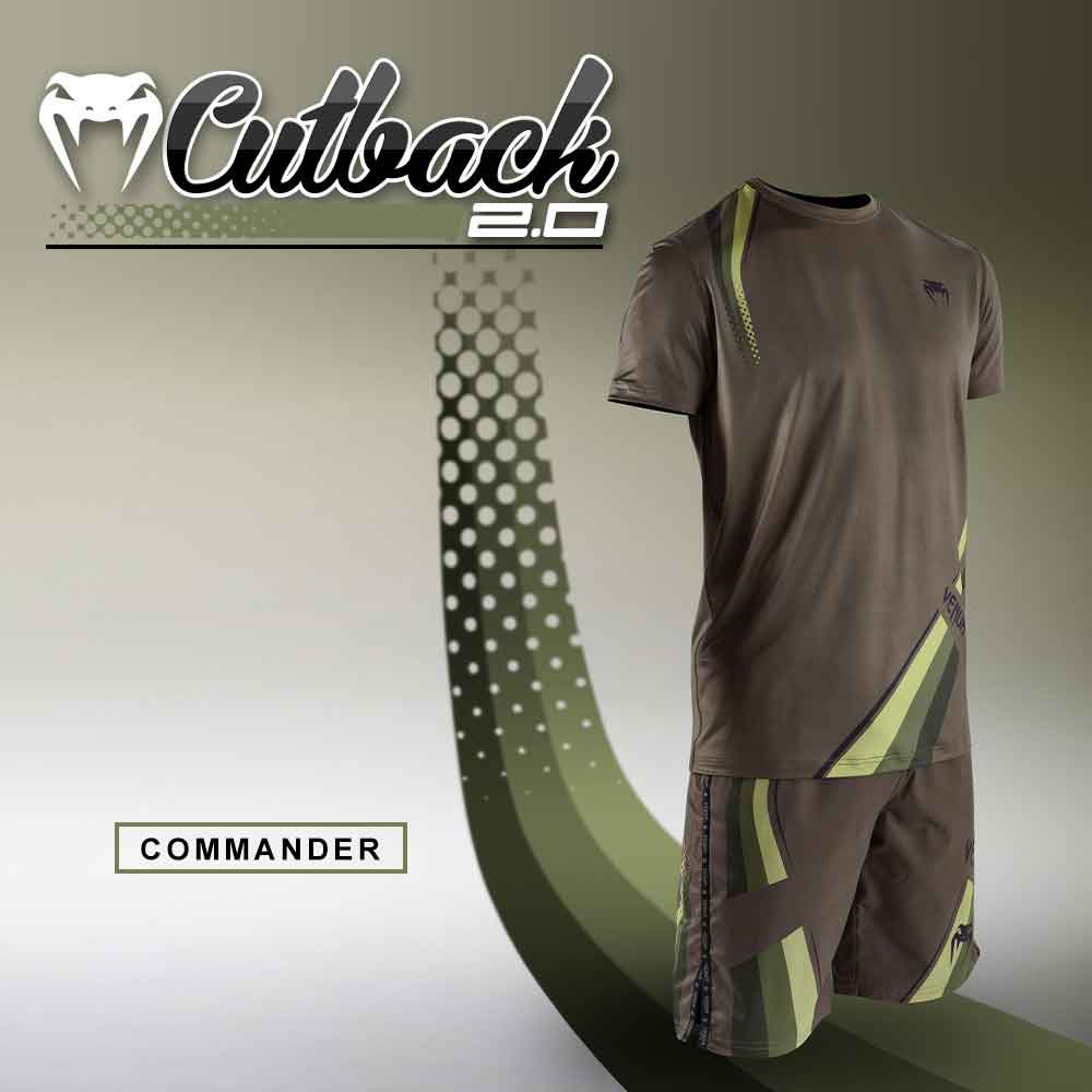 VENUM／ヴェナム　Tシャツ　　CUTBACK 2.0 DRY TECH T-SHIRT／カットバック2.0 ドライテック Tシャツ（カーキ）