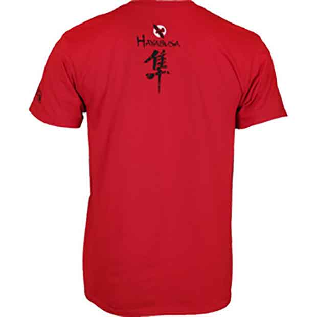 Hayabusa Fightwear／ハヤブサ・ファイトウェア　Tシャツ　　SPIRIT OF THE FIGHTER／スピリット オブ ザ ファイター（赤）