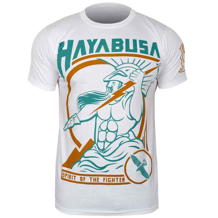 Hayabusa Fightwear／ハヤブサ・ファイトウェア　Tシャツ　　OLYMPUS／オリンパス（白）