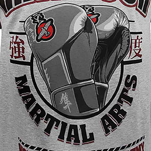 Hayabusa Fightwear／ハヤブサ・ファイトウェア　Tシャツ　　ACADEMY／アカデミー（ヘザーグレー）