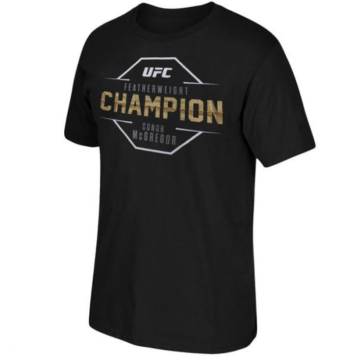 総合格闘技MMAブランド／その他　Tシャツ　　Reebok／リーボック　コナー・マクレガー フェザー級王者（UFC194計量時着用）