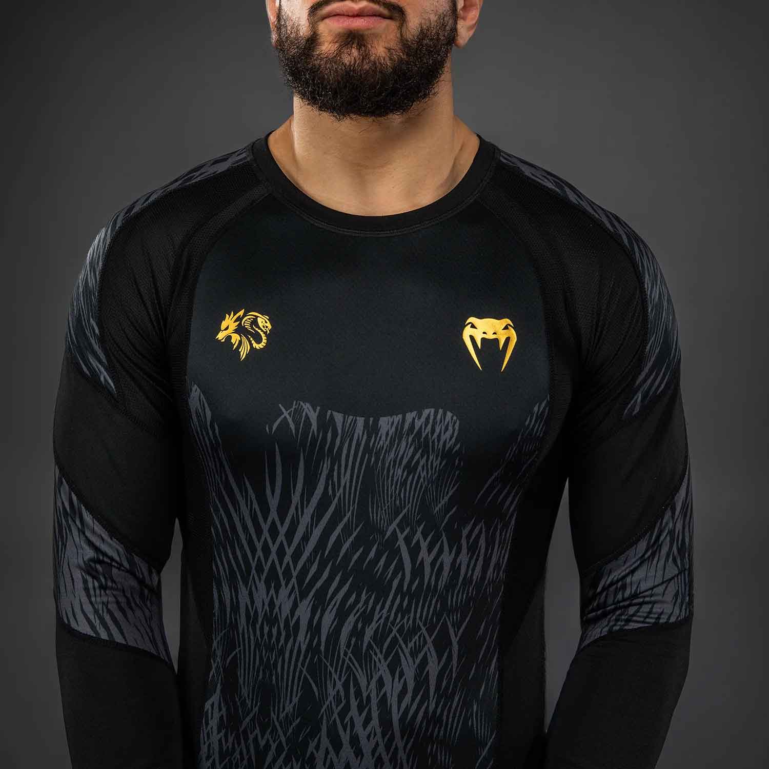 VENUM／ヴェナム　ラッシュガード　　Venum x Chimaev Wild Borz Rashguards／ヴェナム×チマエフ ワイルド ボルズ ラッシュガード（ロング）