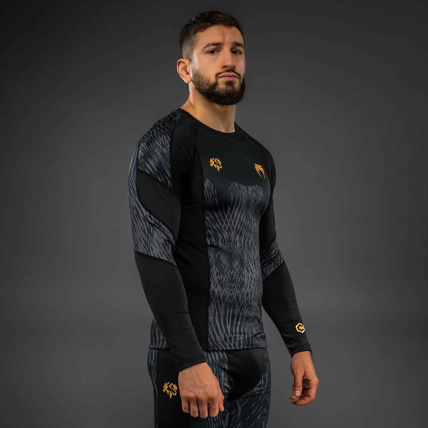 VENUM／ヴェナム　ラッシュガード　　Venum x Chimaev Wild Borz Rashguards／ヴェナム×チマエフ ワイルド ボルズ ラッシュガード（ロング）