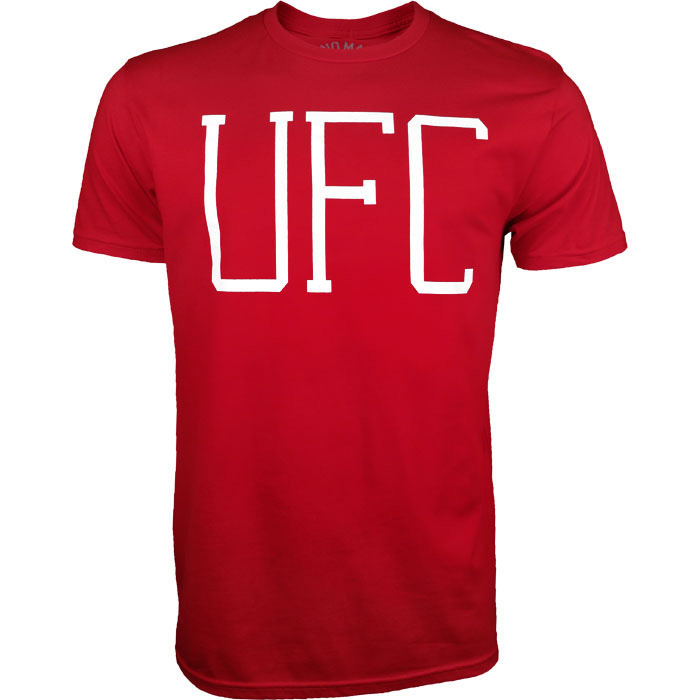 総合格闘技MMAブランド／その他　Tシャツ　　No Mas／ノーマス　UFCモノグラム（赤）