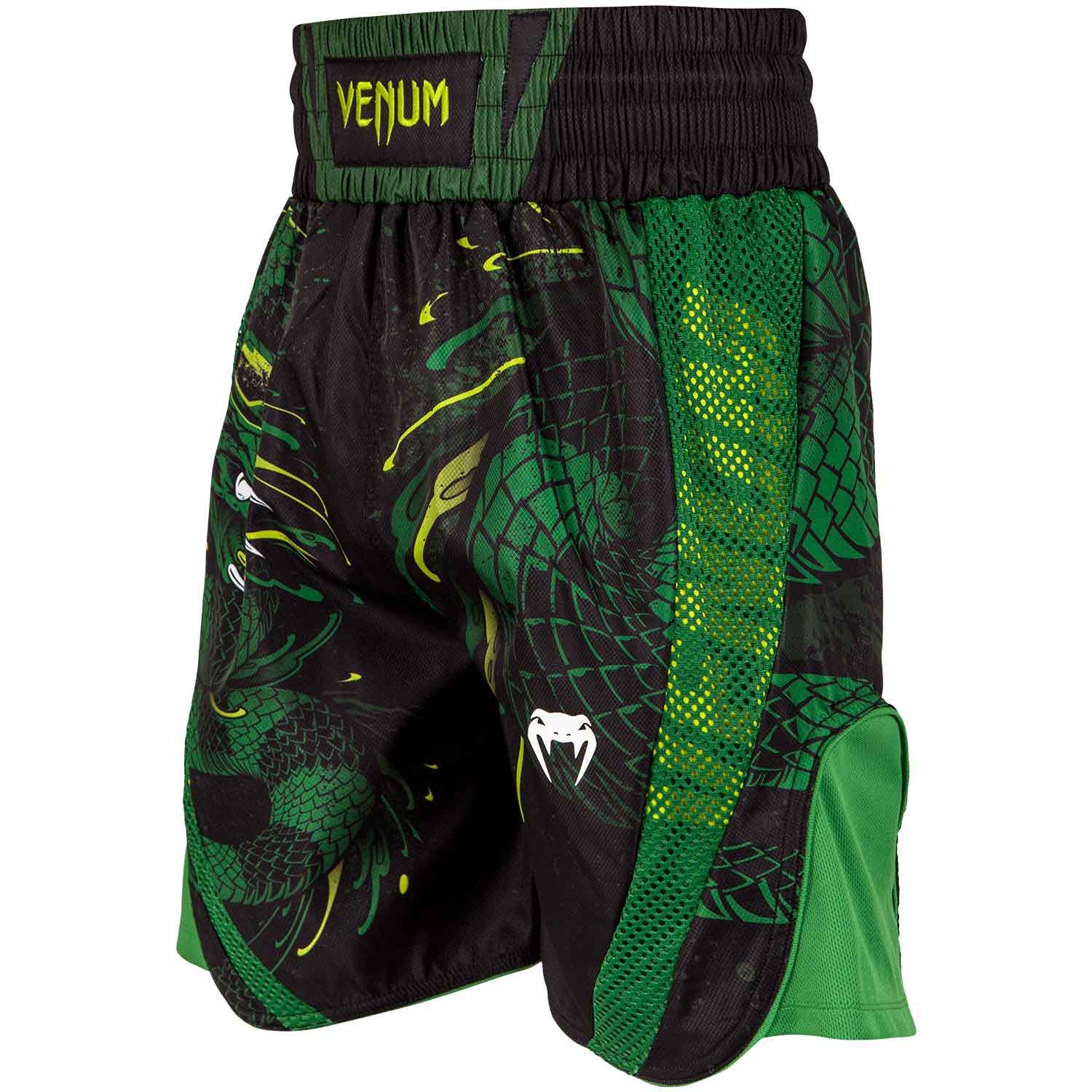 VENUM／ヴェナム　ボクシングショーツ　　GREEN VIPER BOXING SHORTS／グリーン・ヴァイパー ボクシングショーツ