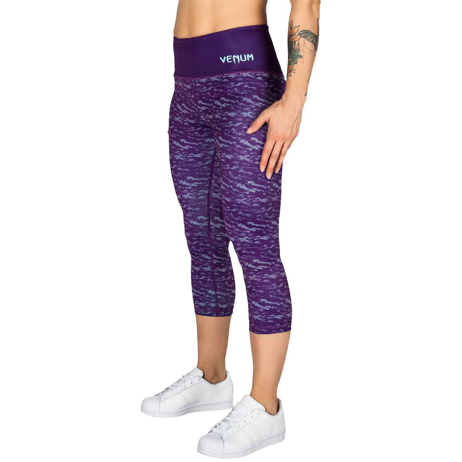 VENUM WOMEN／レディース　レギンス　　CAMOLINE LEGGINGS CROPS／カモライン クロップドレギンス（パープル）