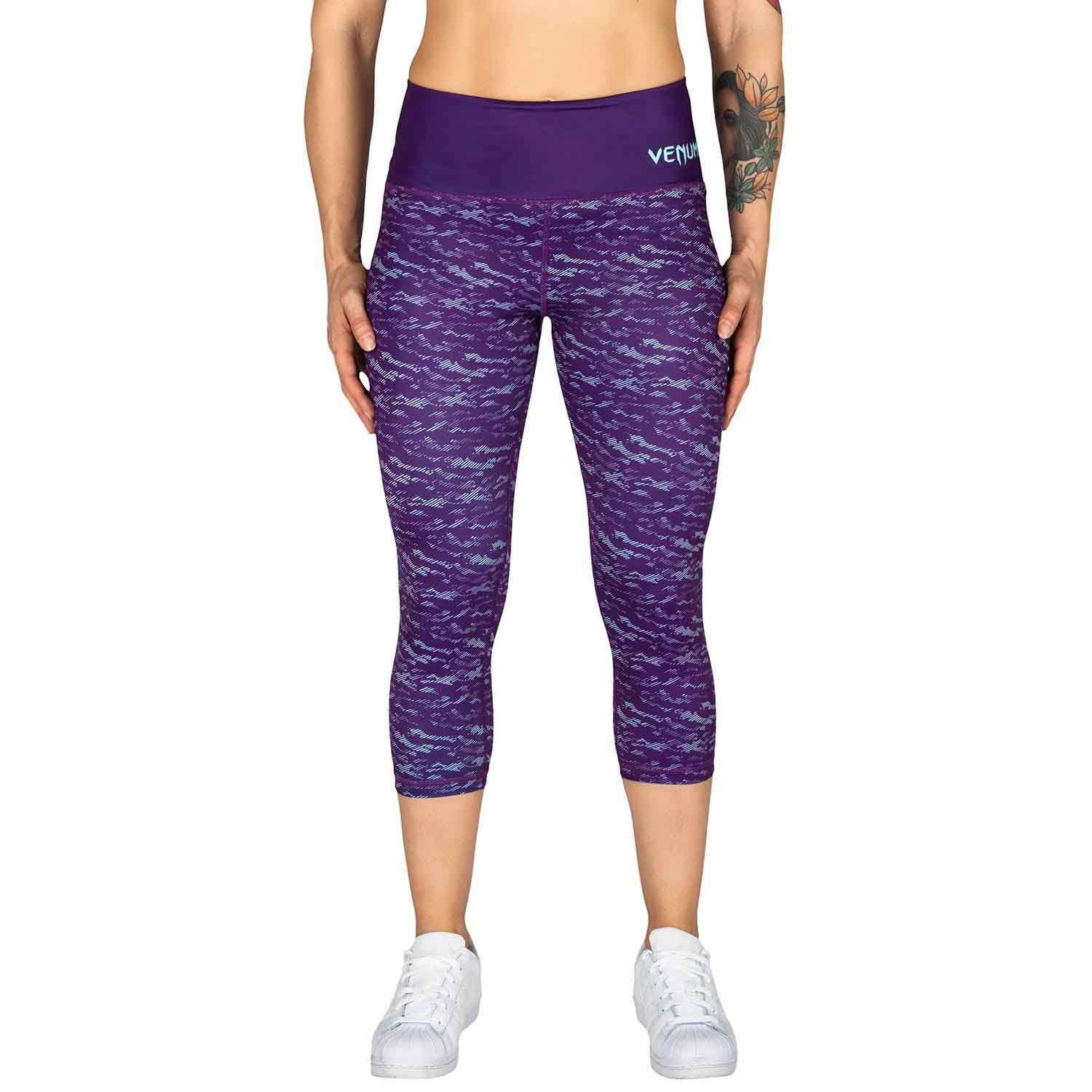 VENUM WOMEN／レディース　レギンス　　CAMOLINE LEGGINGS CROPS／カモライン クロップドレギンス（パープル）