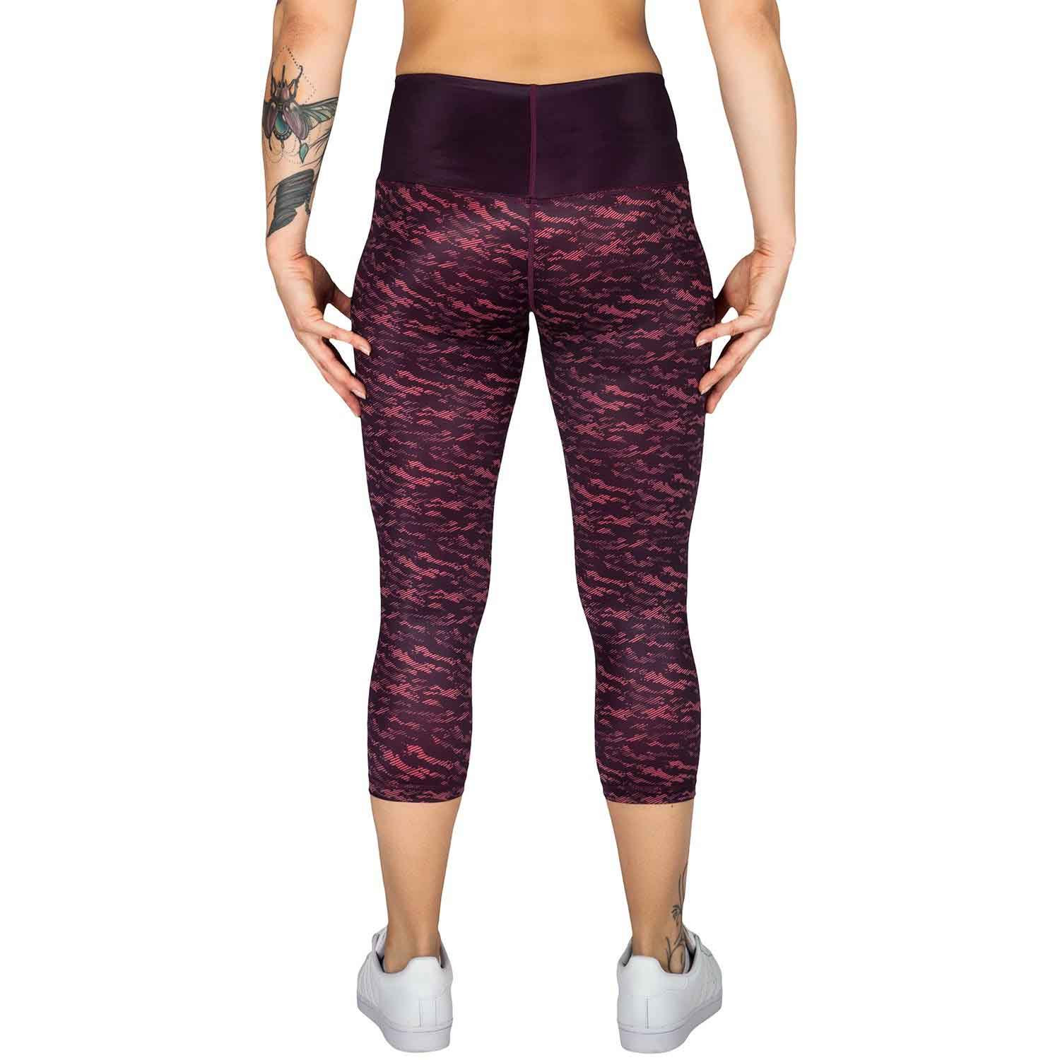VENUM WOMEN／レディース　レギンス　　CAMOLINE LEGGINGS CROPS／カモライン クロップドレギンス（コーラルレッド）
