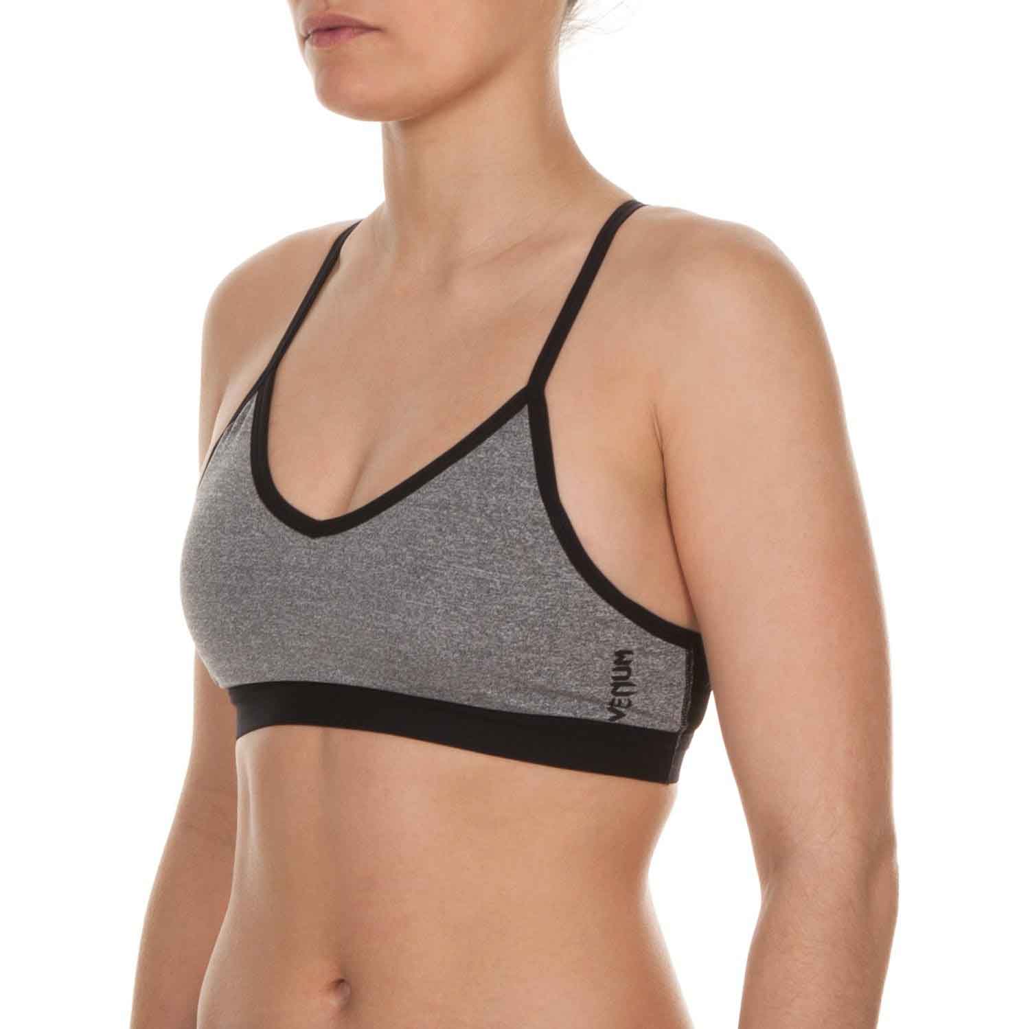 ESSENTIAL SPORTS BRA／エッセンシャル スポーツブラ（ヘザーグレー）