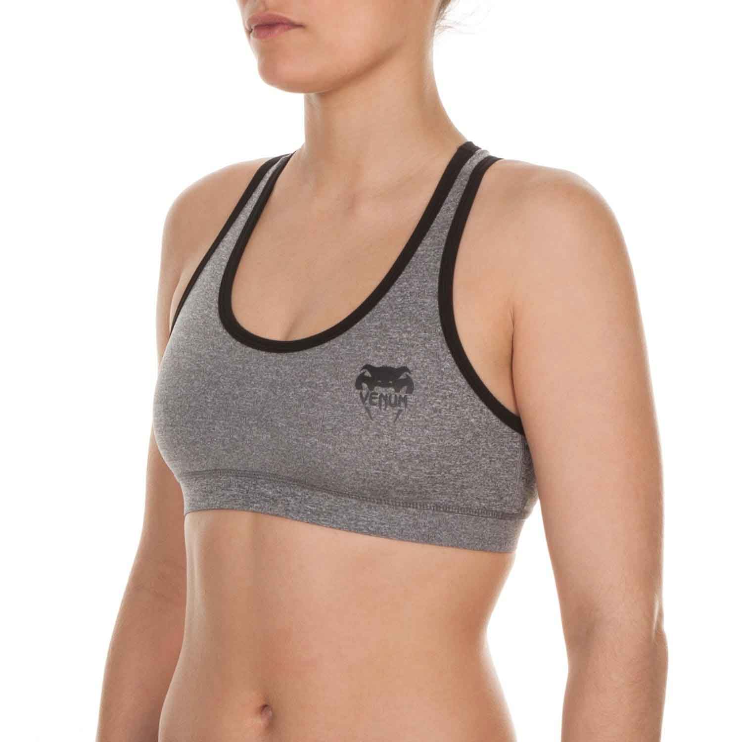 ESSENTIAL SPORT BRA／エッセンシャル スポーツブラ（ヘザーグレー）