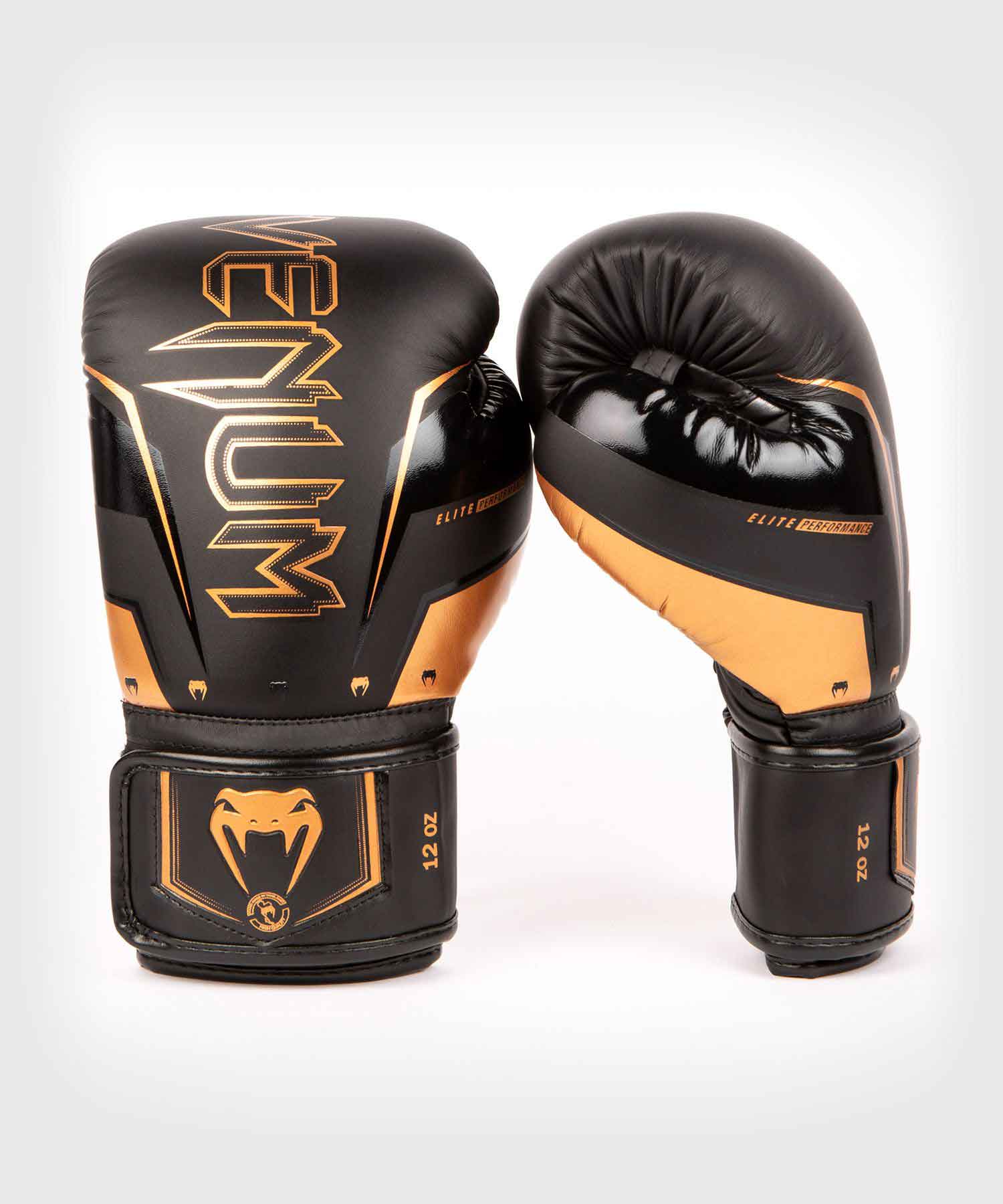 VENUM／ヴェナム　ボクシンググローブ　　ELITE EVO BOXING GLOVES／エリート エヴォ ボクシンググローブ（黒／ブロンズ）