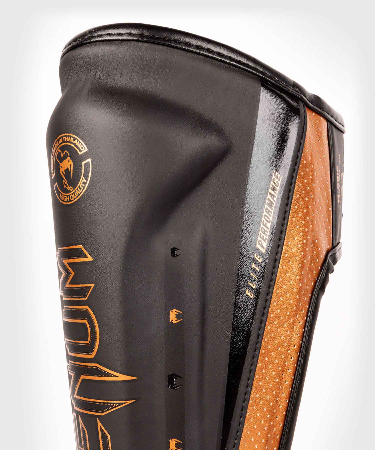 VENUM／ヴェナム　シンガード（レガース）　　ELITE EVO SHINGUARDS／エリート エヴォ シンガード（黒／ブロンズ）