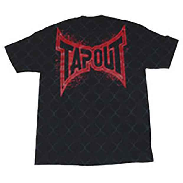 TAPOUT／タップアウト　Tシャツ　　Full Caged Black／RED