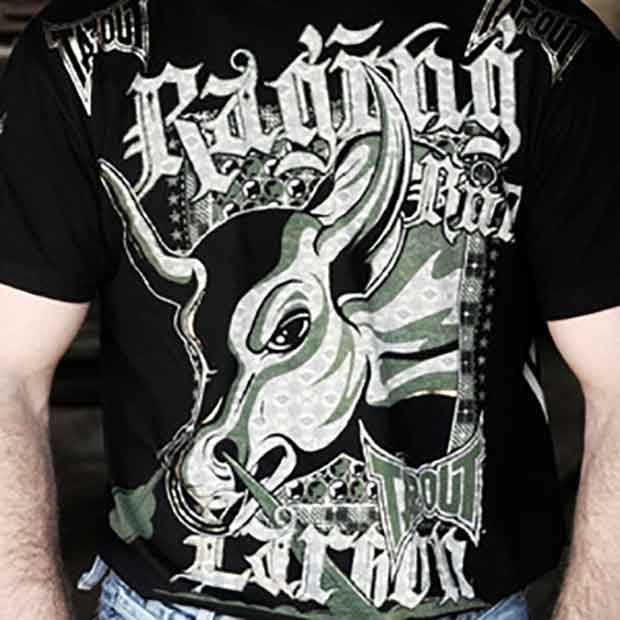 TAPOUT／タップアウト　Tシャツ　　ブラック・ラーソン