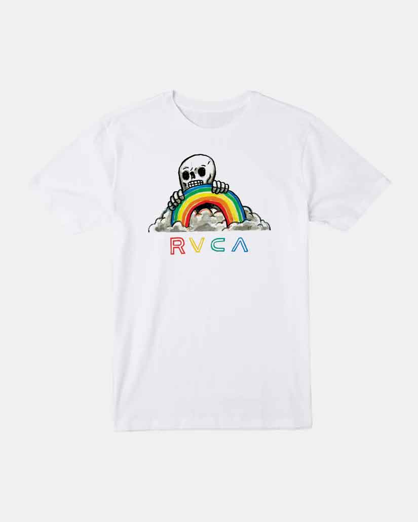 RAINBOW SKULLS TEE／レインボー スカル Tシャツ
