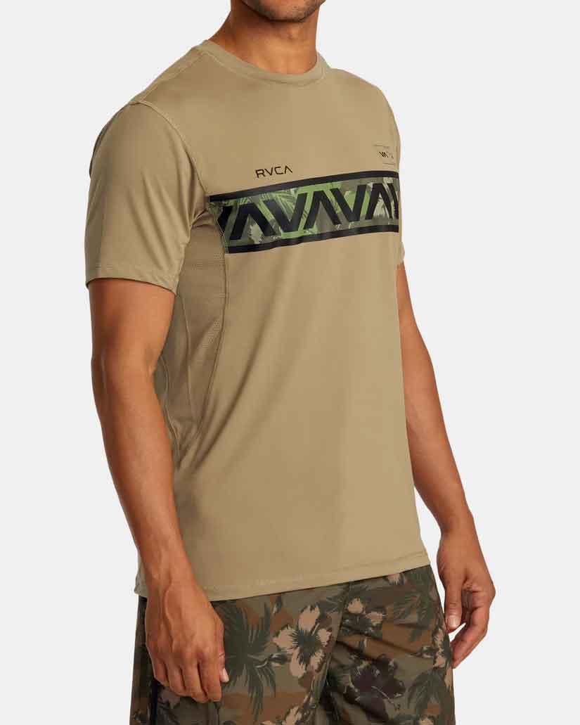 RVCA／ルーカ（ルカ）　ラッシュガード　　Hawaii Sport Vent Sport RASHGUARDS／ハワイ スポーツ ヴェント スポーツ ラッシュガード（ショートスリーブ）