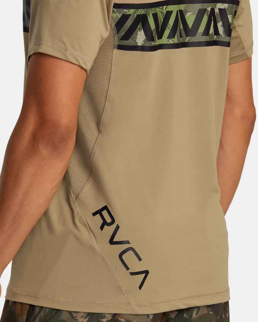 RVCA／ルーカ（ルカ）　ラッシュガード　　Hawaii Sport Vent Sport RASHGUARDS／ハワイ スポーツ ヴェント スポーツ ラッシュガード（ショートスリーブ）