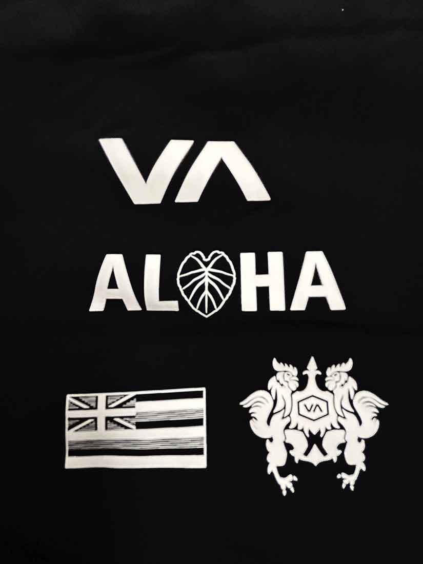 RVCA／ルーカ（ルカ）　ショーツ　　Hawaii All Brand Yogger Stretch 17" Shorts／ハワイ オール ブランド ヨガー ストレッチ 17" ショーツ