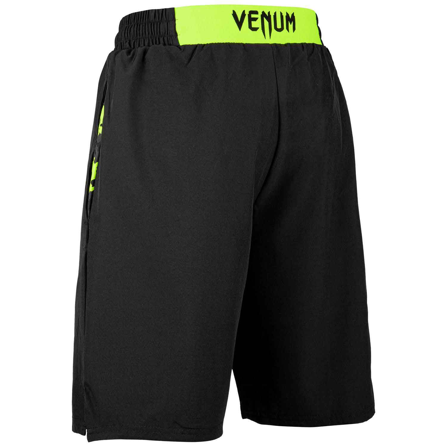 VENUM／ヴェナム　トレーニング・フィットネスショーツ　　CLASSIC TRAINING SHORTS／クラシック トレーニングショーツ（黒／ネオイエロー）