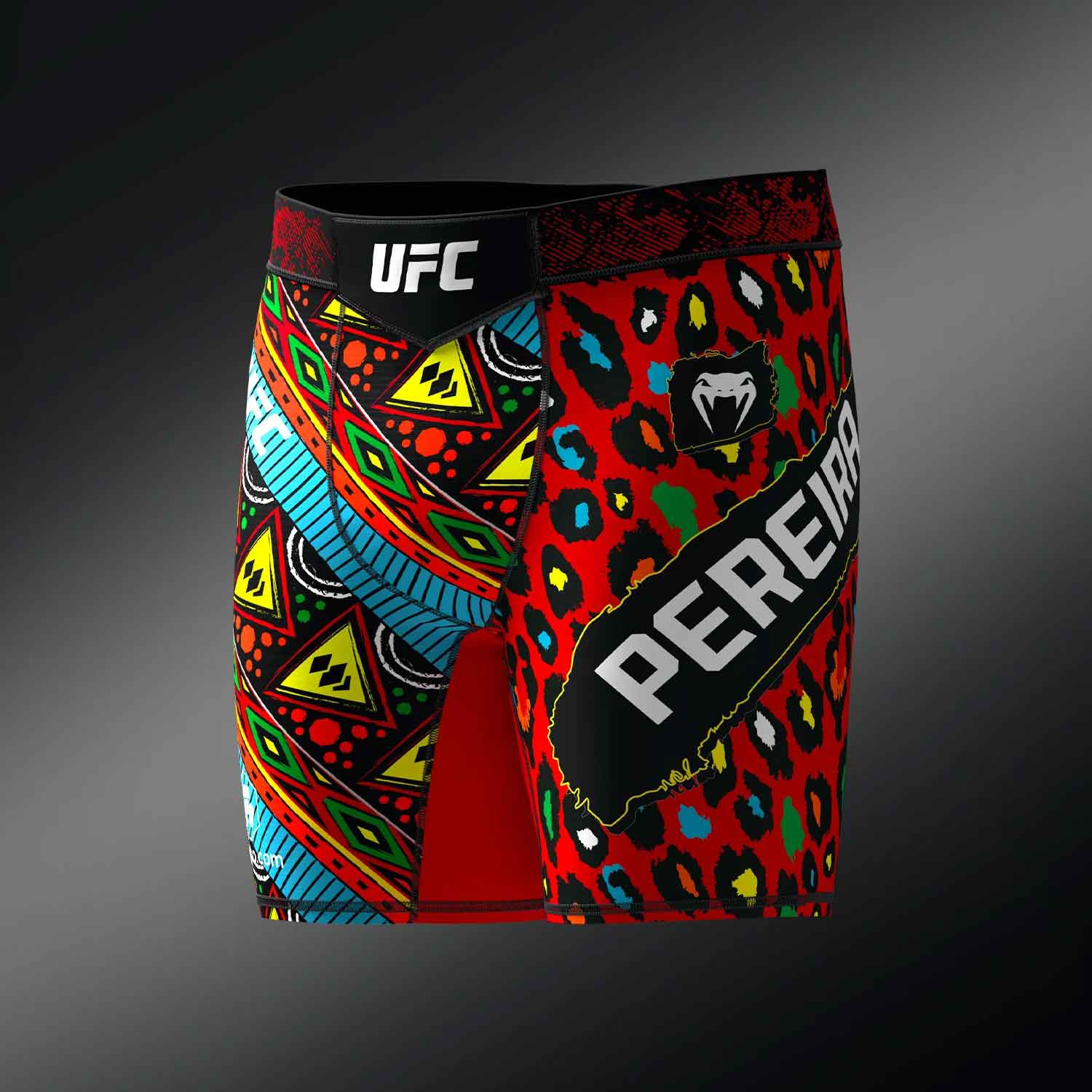 VENUM／ヴェナム　コンプレッション・バーリトゥードショーツ　　UFC Unrivaled by Venum Men’s Red Alex Pereira Second Edition Vale Tudo Short／限定版UFCアンライバルド by ヴェナム メンズ レッド アレックス・ペレイラ セカンド バーリトゥードショーツ