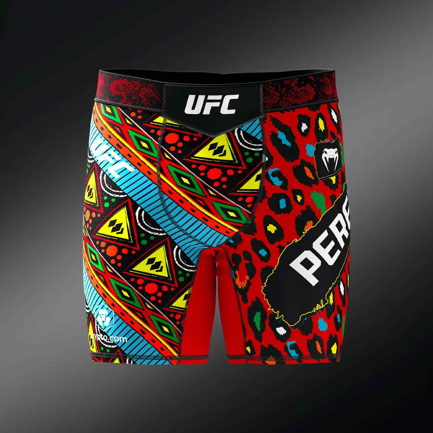 VENUM／ヴェナム　コンプレッション・バーリトゥードショーツ　　UFC Unrivaled by Venum Men’s Red Alex Pereira Second Edition Vale Tudo Short／限定版UFCアンライバルド by ヴェナム メンズ レッド アレックス・ペレイラ セカンド バーリトゥードショーツ