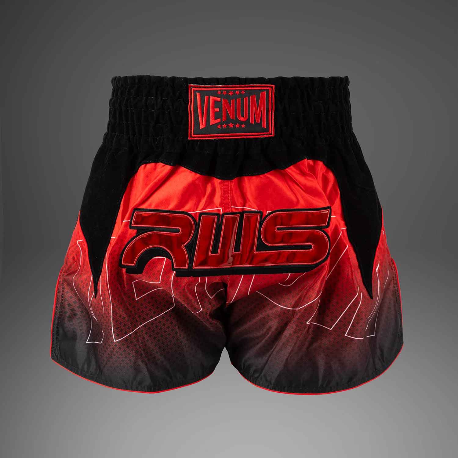 Venum x RWS 2.0 Muay Thai Shorts／ヴェナム×ラジャダムナン・ワールド・シリーズ 2.0 ムエタイショーツ（黒）