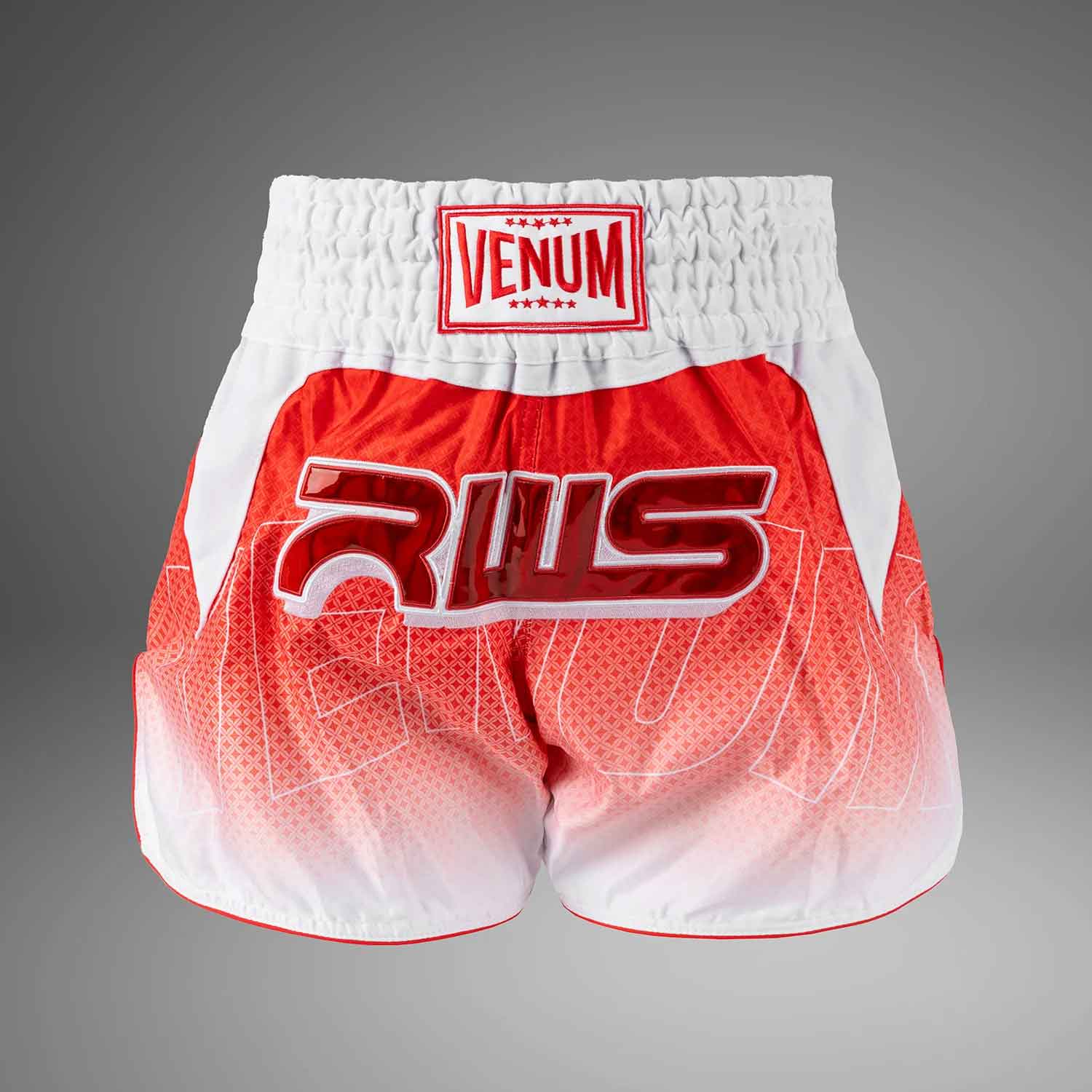 Venum x RWS 2.0 Muay Thai Shorts／ヴェナム×ラジャダムナン・ワールド・シリーズ 2.0 ムエタイショーツ（白）