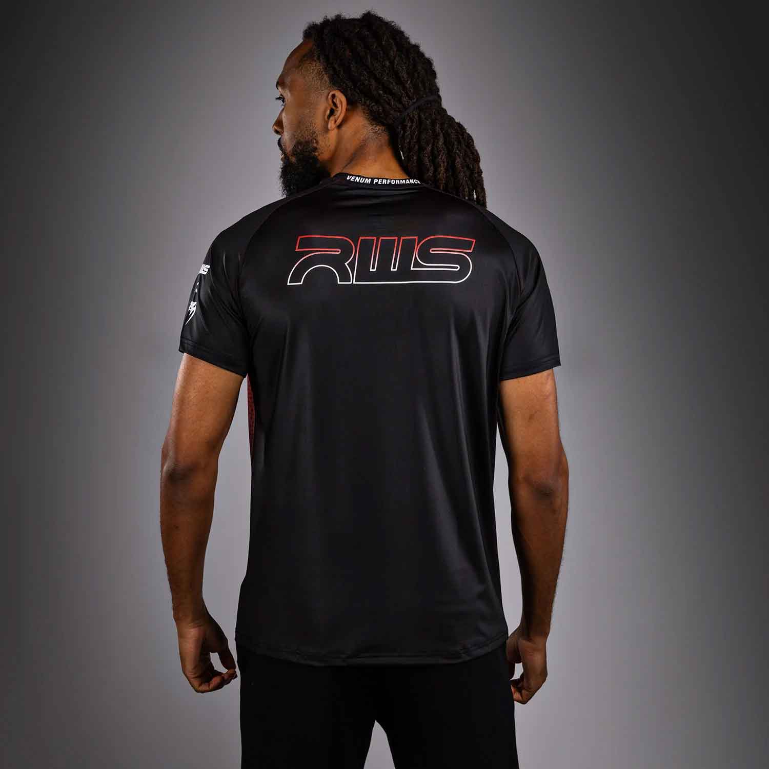 VENUM／ヴェナム　Tシャツ　　Venum x RWS 2.0 Men’s Dry-Tech T-Shirt／ヴェナム×ラジャダムナン・ワールド・シリーズ 2.0 メンズ ドライテックTシャツ（黒）