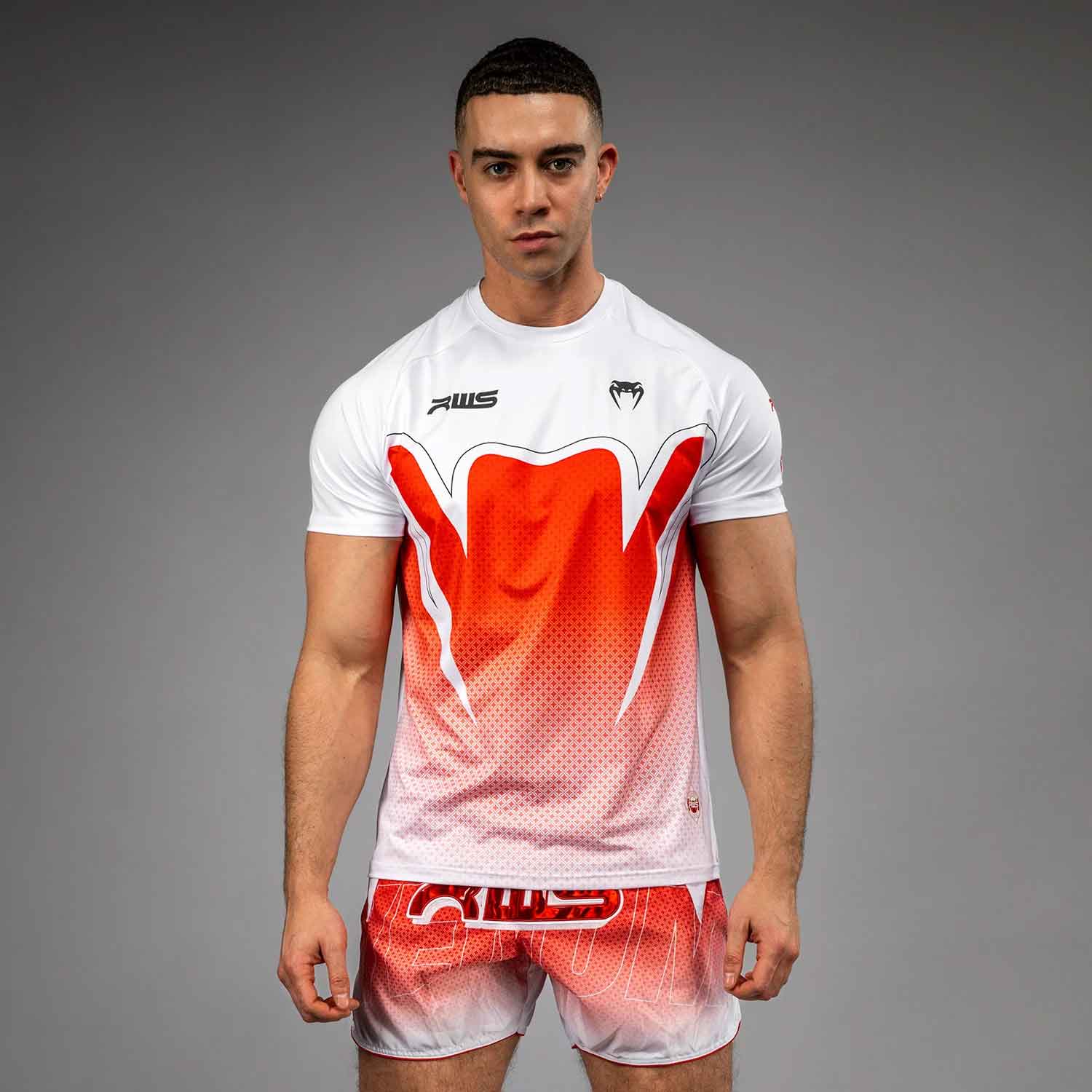 Venum x RWS 2.0 Men’s Dry-Tech T-Shirt／ヴェナム×ラジャダムナン・ワールド・シリーズ 2.0 メンズ ドライテックTシャツ（白）