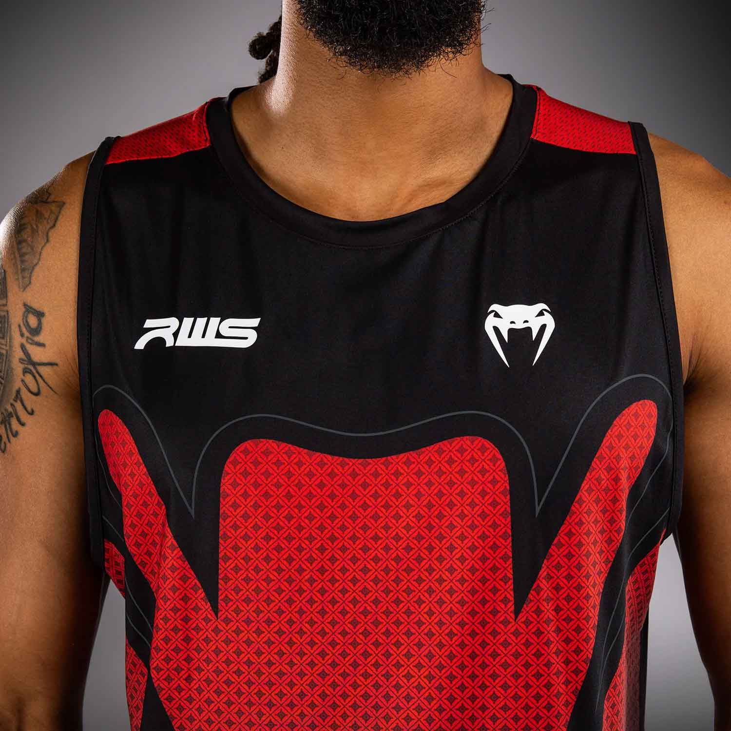 VENUM／ヴェナム　タンクトップ　　Venum x RWS 2.0 Men’s Dry-Tech Tank Top／ヴェナム×ラジャダムナン・ワールド・シリーズ 2.0 ドライテック タンクトップ（黒）